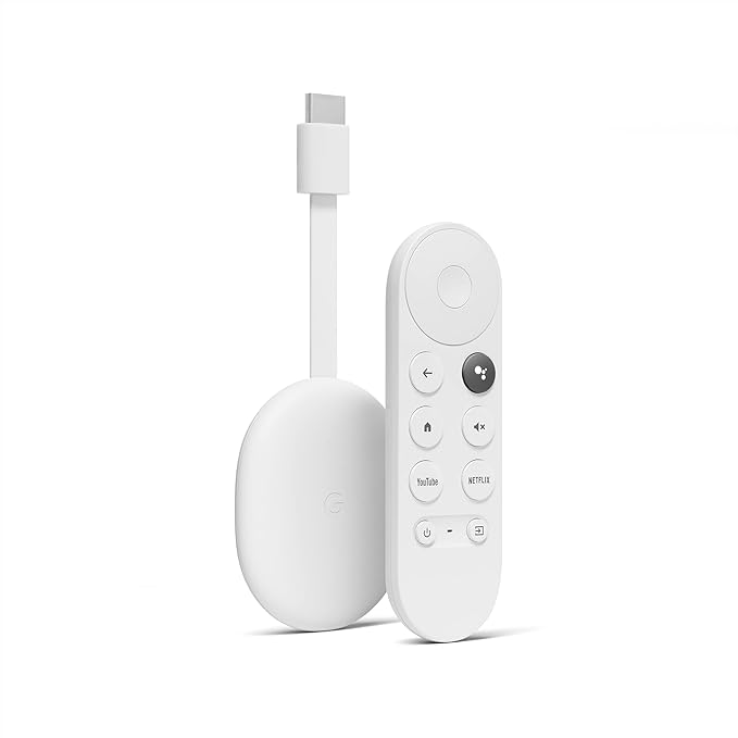 Google Chromecast with Google TV 4K Streaming Stick - Snow