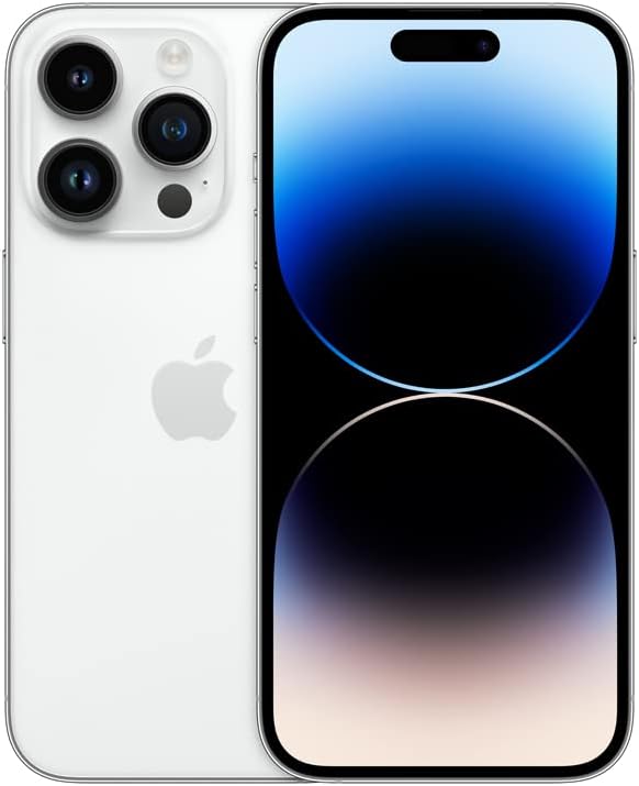 Apple iPhone 14 Pro 128GB Unlocked - Silver (Renewed)