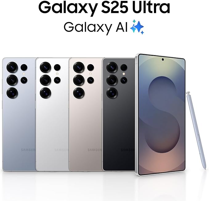 Samsung Galaxy S25 Ultra 256GB AI Smartphone - Titanium Black