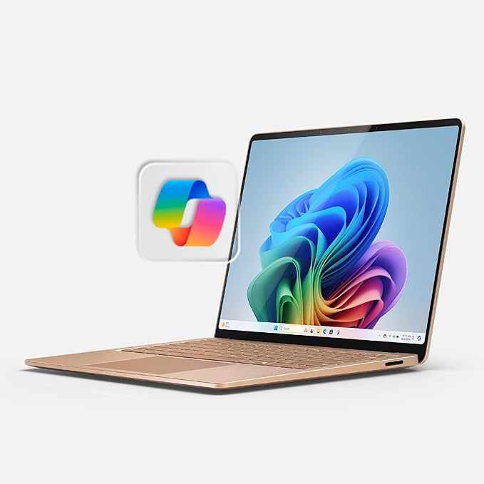 Microsoft Surface Laptop (2024), Windows 11 Copilot+ PC, 13.8" Touchscreen Display, Snapdragon X Elite (12 core), 16GB RAM, 512GB SSD Storage, Dune
