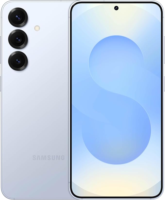 SAMSUNG Galaxy S25 Cell Phone, 128GB AI Smartphone, Unlocked Android, AI Camera, Fast Processor, ProScaler Display, Long Battery Life, 2025, US 1 Yr Manufacturer Warranty, Icyblue