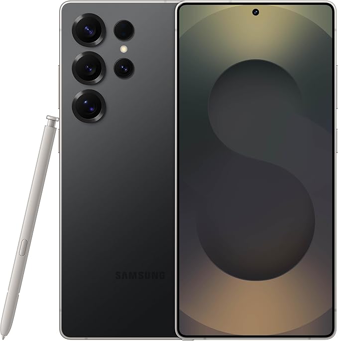 SAMSUNG Galaxy S25 Ultra Cell Phone, 256GB AI Smartphone, Unlocked Android, AI Camera, Fast Processor, Long Battery Life, 2025, US 1 Yr Manufacturer Warranty, Titanium Black