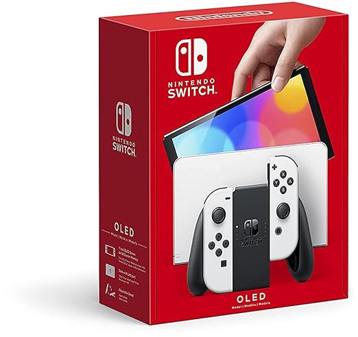 Nintendo Switch OLED Console with White Joy-Con