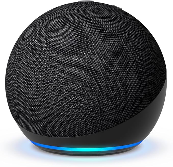 Amazon Echo Dot Alexa Speaker with Vibrant Sound - Charcoal