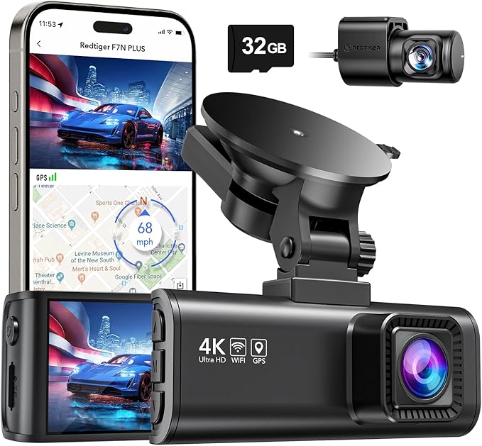 REDTIGER 4K Dual Dashcam