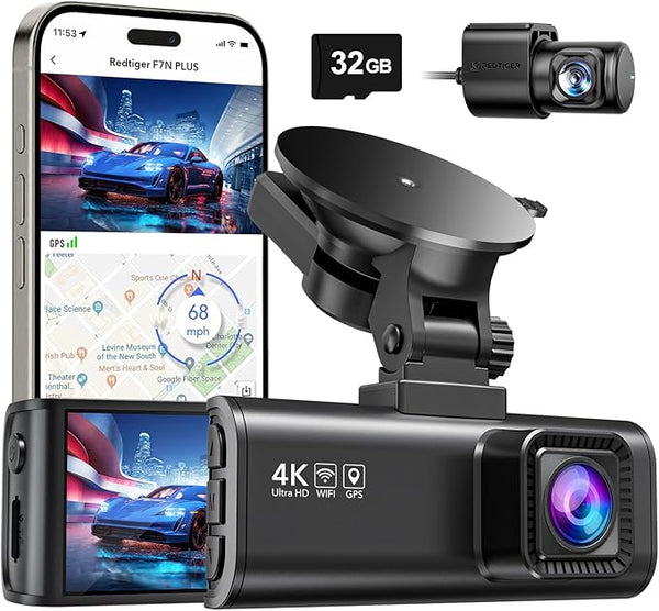 REDTIGER 4K Dual Dashcam