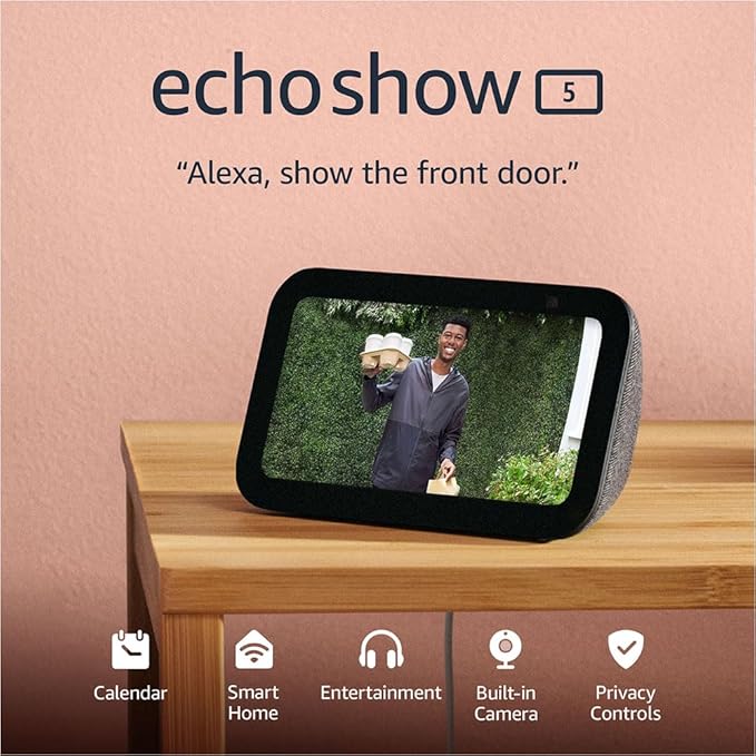 Amazon Echo Show 5 Smart Display - Charcoal