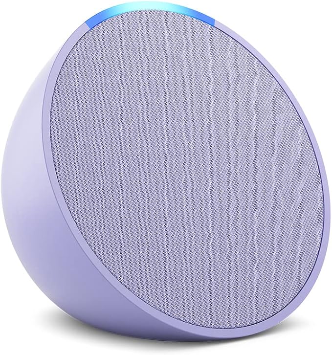 Amazon Echo Pop Compact Alexa Speaker - Lavender Bloom