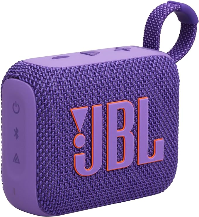 JBL Go 4 Ultra-Portable Waterproof Speaker - Purple