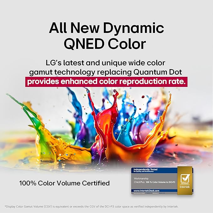 LG 75-Inch QNED Smart TV with AI Picture Technology